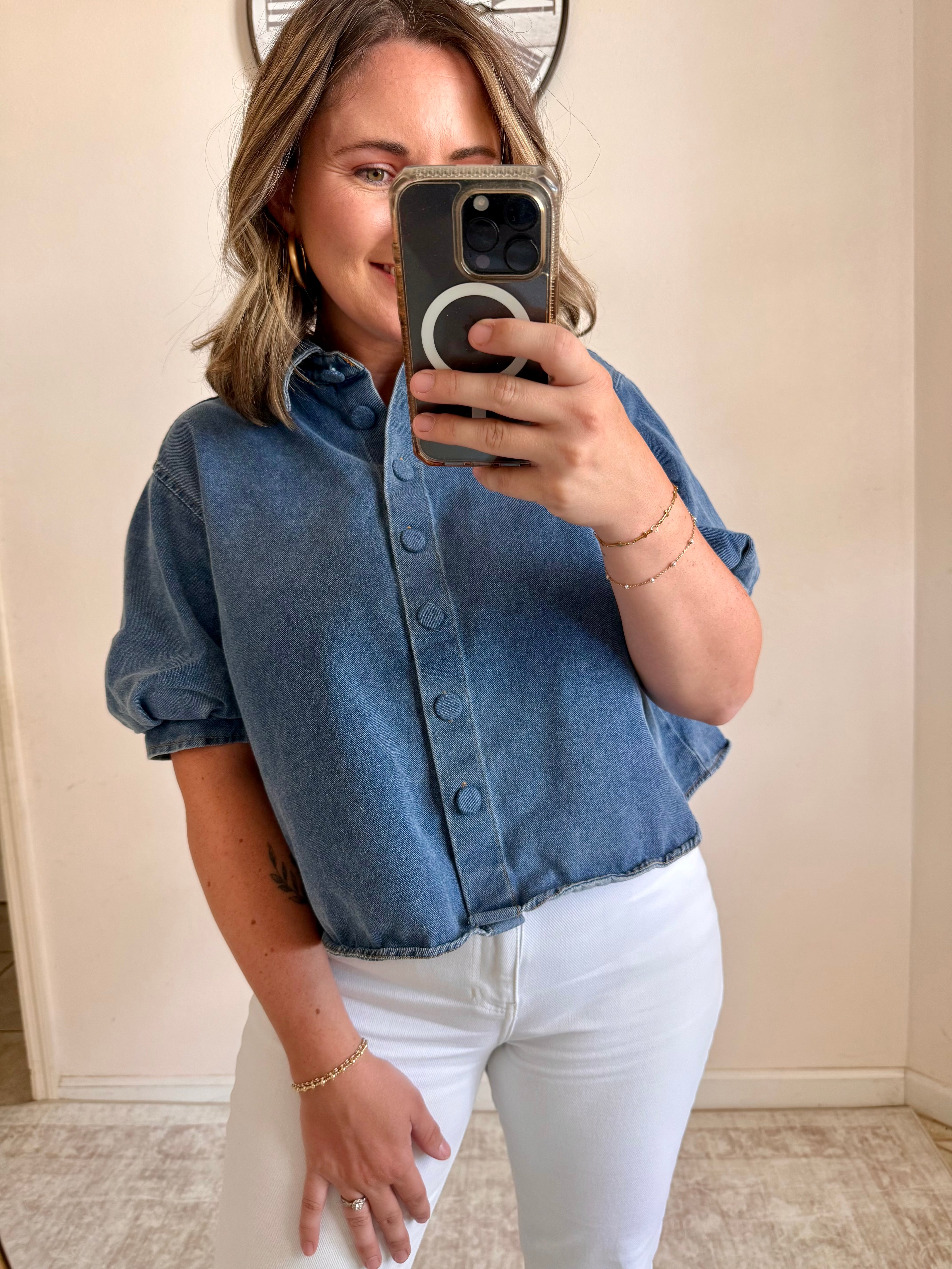 Blue Jean Blouse
