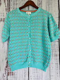Blue Sweater Blouse