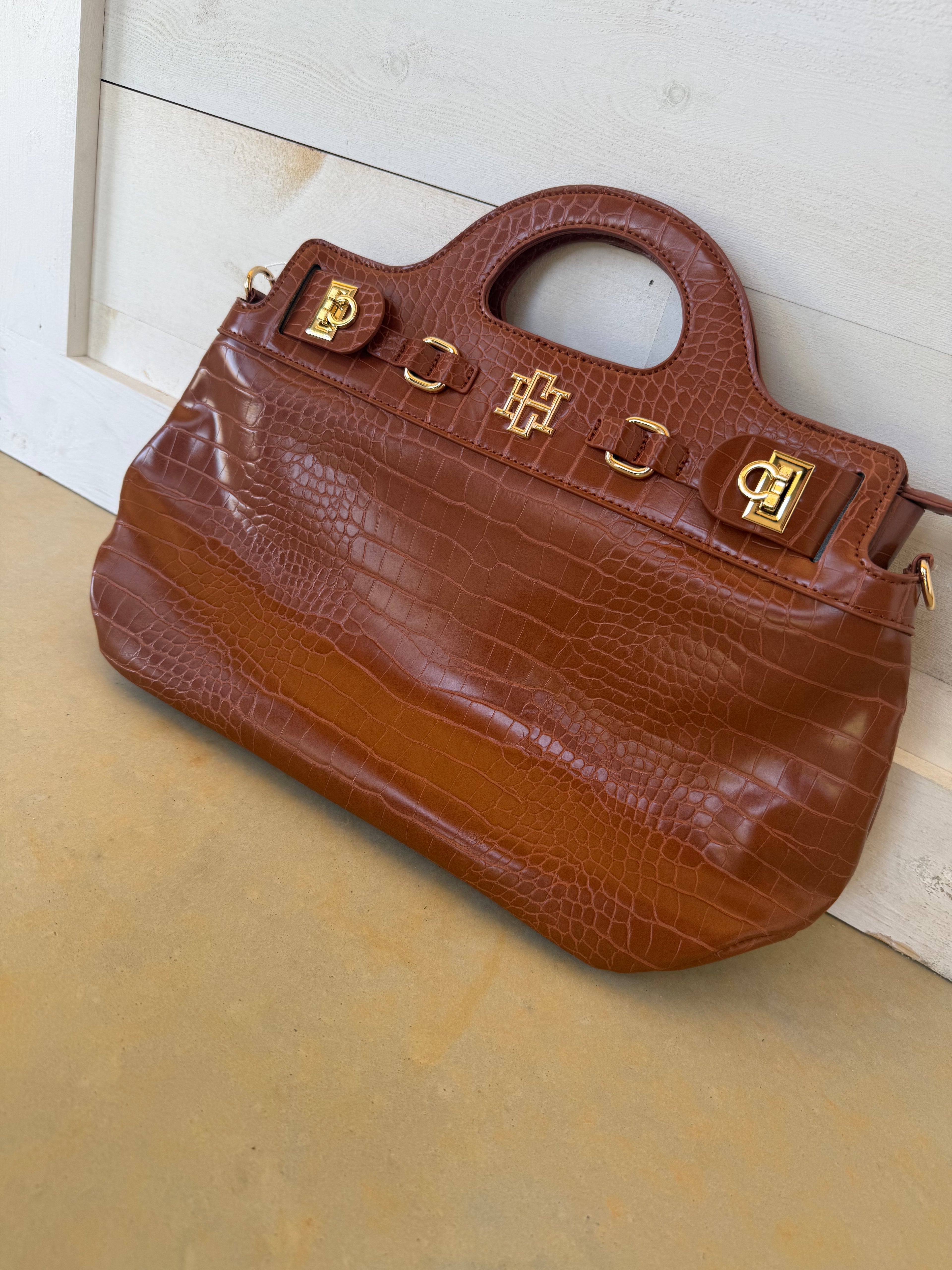 Caroline Hill Saddle Handbag