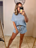 Striped Shorts Set
