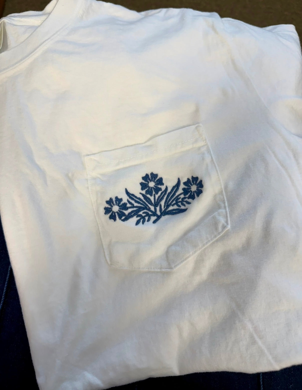 Blue Cornflower Tee