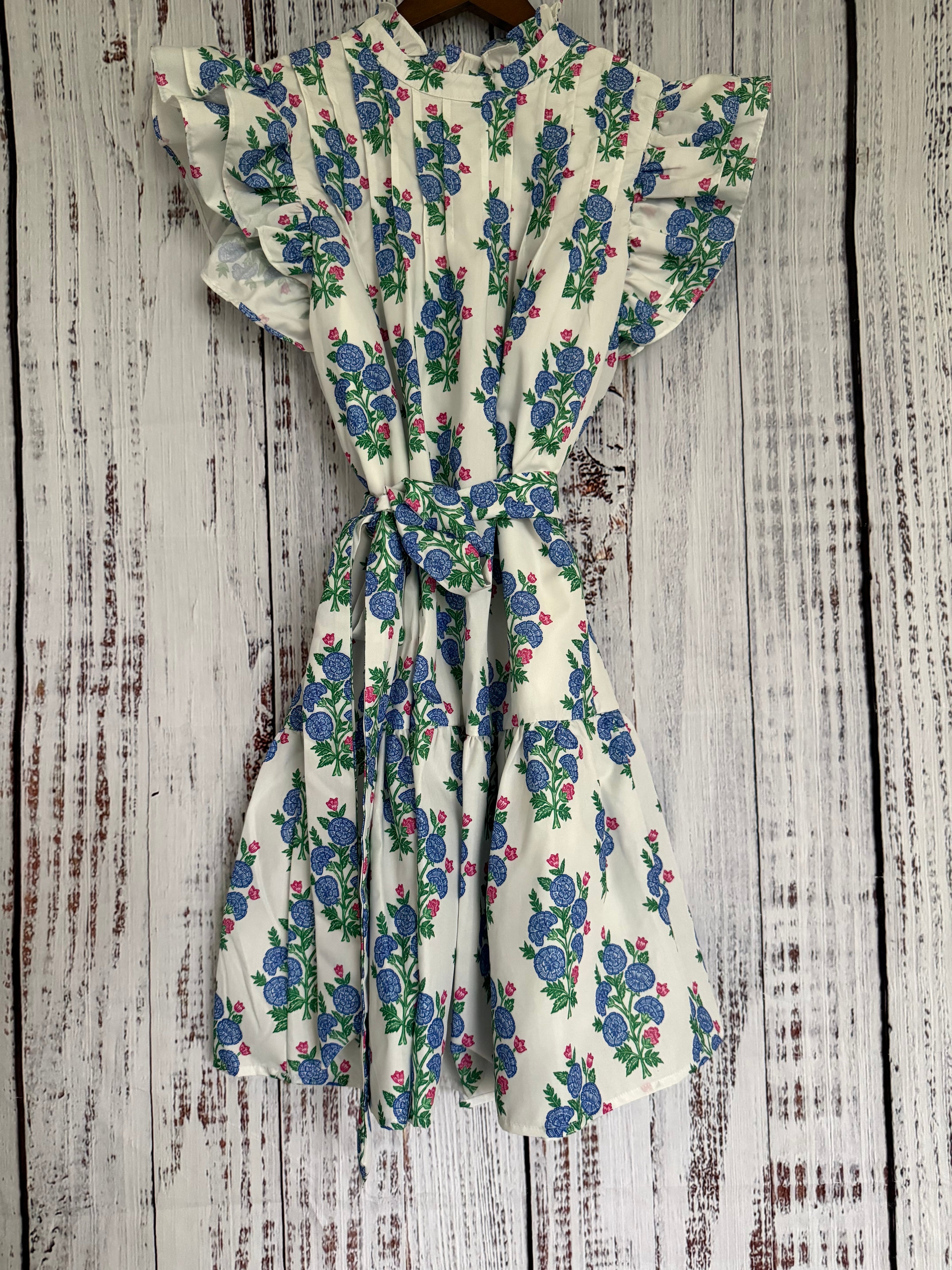 White Floral Dress