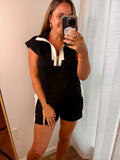 Black Collared Set
