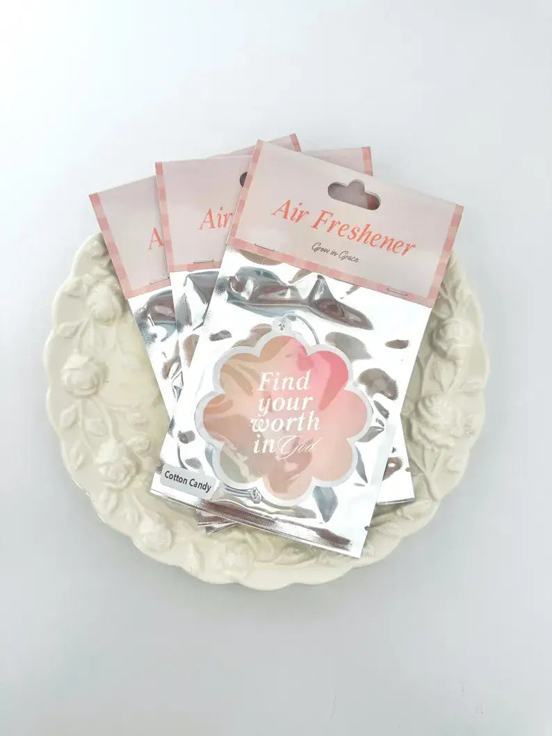 Find your worth in God, Car air-freshener,Faith gift